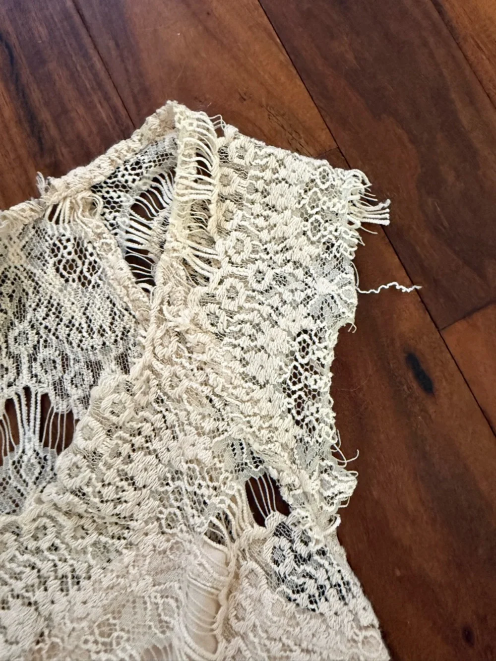 Free People Intimately Cream Chandelier Lace Midi Dress XS